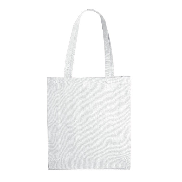 Bolsa de algodón OEKO-TEX de colores con fuelle 140 g/m2 color blanco segunda vista Bolsa de algodón OEKO-TEX de colores con fuelle 140 g/m2 color blanco segunda vista