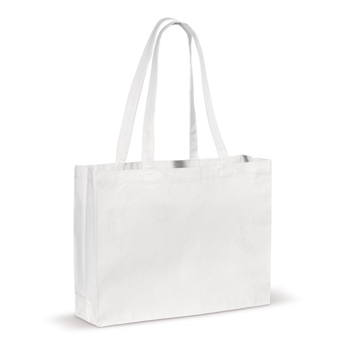 Bolsa de algodón con certificación OEKO-TEX de colores 280 g/m2 color blanco Bolsa de algodón con certificación OEKO-TEX de colores 280 g/m2 color blanco