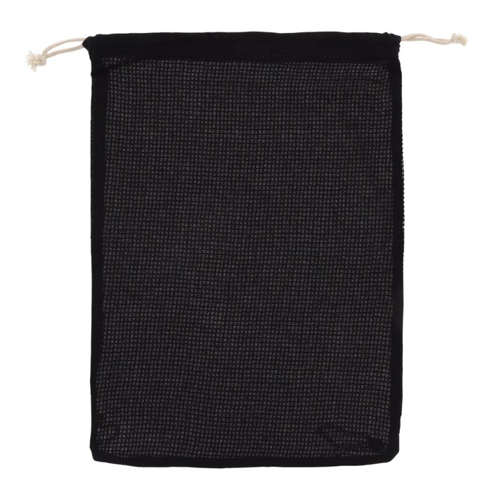 Bolsa reutilizable de algodón para frutas y verduras 30x40 cm color negro Bolsa reutilizable de algodón para frutas y verduras 30x40 cm color negro