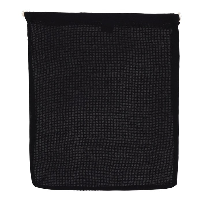 Bolsa reutilizable de algodón para frutas y verduras 40x45 cm color negro Bolsa reutilizable de algodón para frutas y verduras 40x45 cm color negro