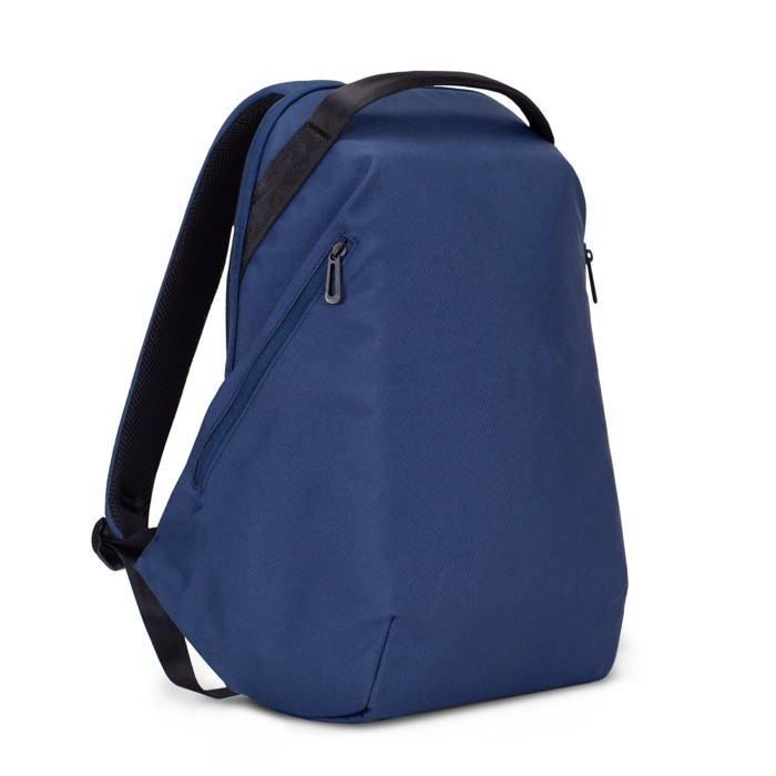 Mochila para portátil de RPET con bolsillos laterales 15'' color azul