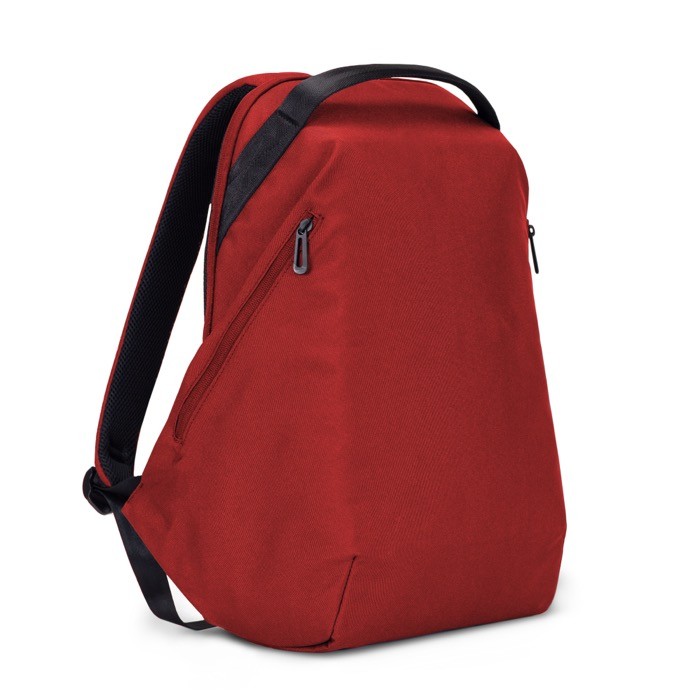 Mochila para portátil de RPET con bolsillos laterales 15'' color rojo