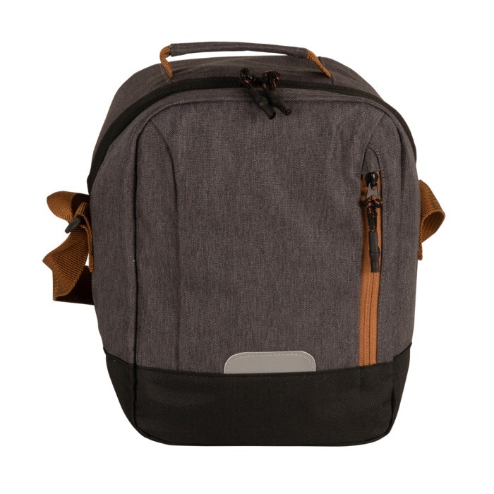Bolsa nevera con correa ajustable con bolsillo delantero 8L color gris oscuro segunda vista Bolsa nevera con correa ajustable con bolsillo delantero 8L color gris oscuro segunda vista