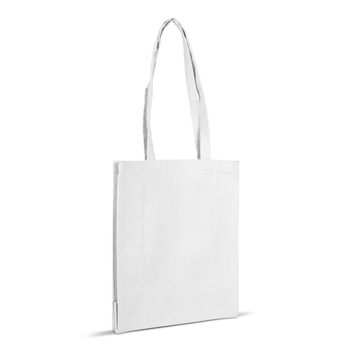 Bolsa de lona de colores con certificación OEKO-TEX 280 g/m2 color blanco Bolsa de lona de colores con certificación OEKO-TEX 280 g/m2 color blanco