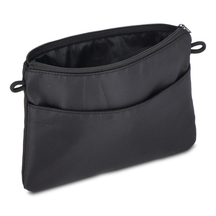 Bandolera rectangular para llevar artículos esenciales del día a día color negro cuarta vista Bandolera rectangular para llevar artículos esenciales del día a día color negro cuarta vista