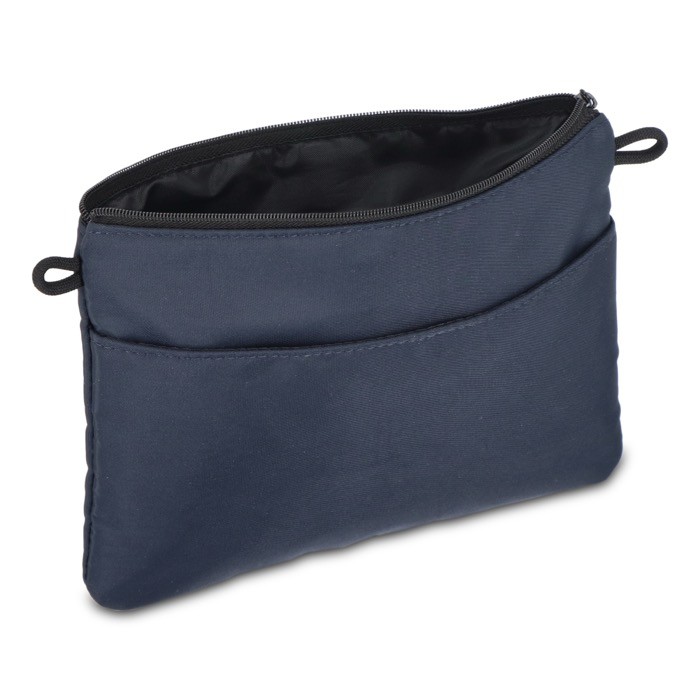 Bandolera rectangular para llevar artículos esenciales del día a día color azul oscuro cuarta vista Bandolera rectangular para llevar artículos esenciales del día a día color azul oscuro cuarta vista