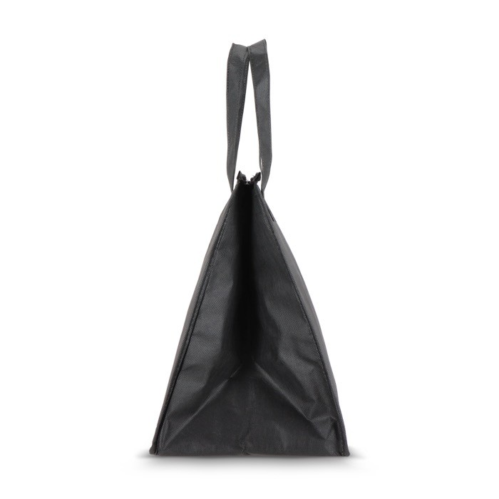 Bolsa nevera grande para llevar con forro de aluminio en el interior color negro sexta vista Bolsa nevera grande para llevar con forro de aluminio en el interior color negro sexta vista