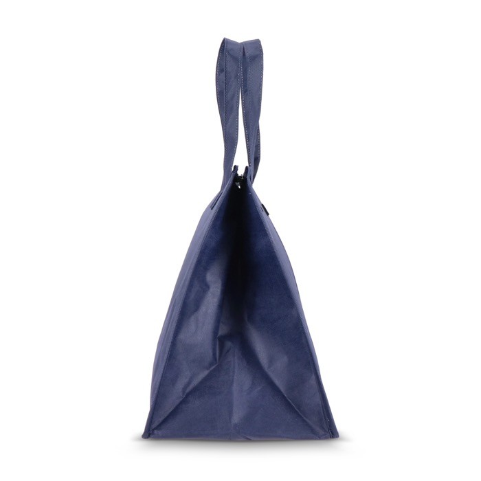 Bolsa nevera grande para llevar con forro de aluminio en el interior color azul oscuro quinta vista Bolsa nevera grande para llevar con forro de aluminio en el interior color azul oscuro quinta vista
