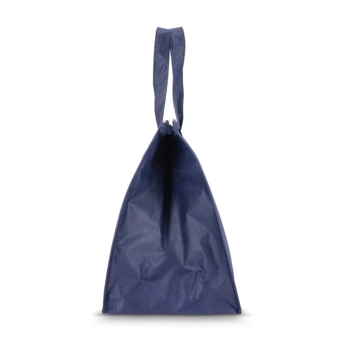 Bolsa nevera grande para llevar con forro de aluminio en el interior color azul oscuro sexta vista Bolsa nevera grande para llevar con forro de aluminio en el interior color azul oscuro sexta vista