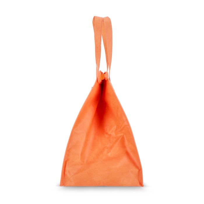 Bolsa nevera grande para llevar con forro de aluminio en el interior color naranja sexta vista Bolsa nevera grande para llevar con forro de aluminio en el interior color naranja sexta vista