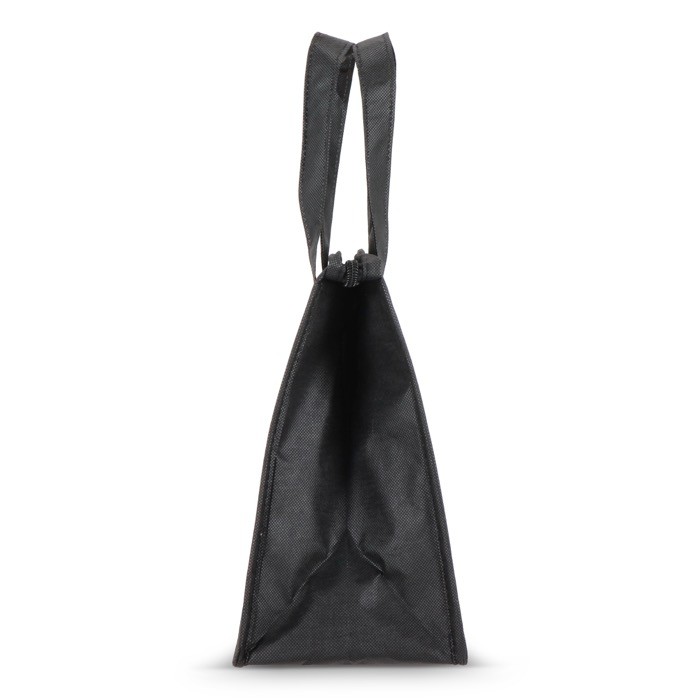 Bolsa nevera pequeña para llevar con forro de aluminio en el interior color negro sexta vista Bolsa nevera pequeña para llevar con forro de aluminio en el interior color negro sexta vista