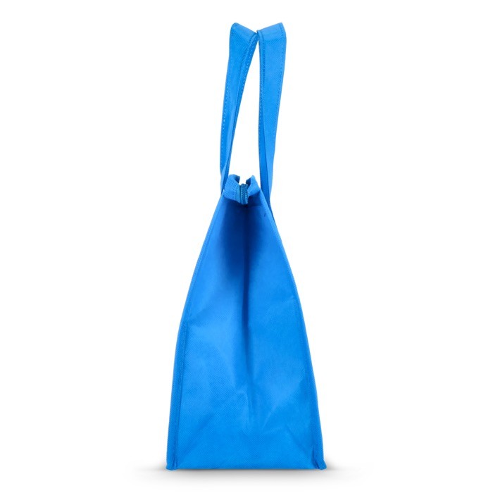 Bolsa nevera pequeña para llevar con forro de aluminio en el interior color azul claro sexta vista Bolsa nevera pequeña para llevar con forro de aluminio en el interior color azul claro sexta vista