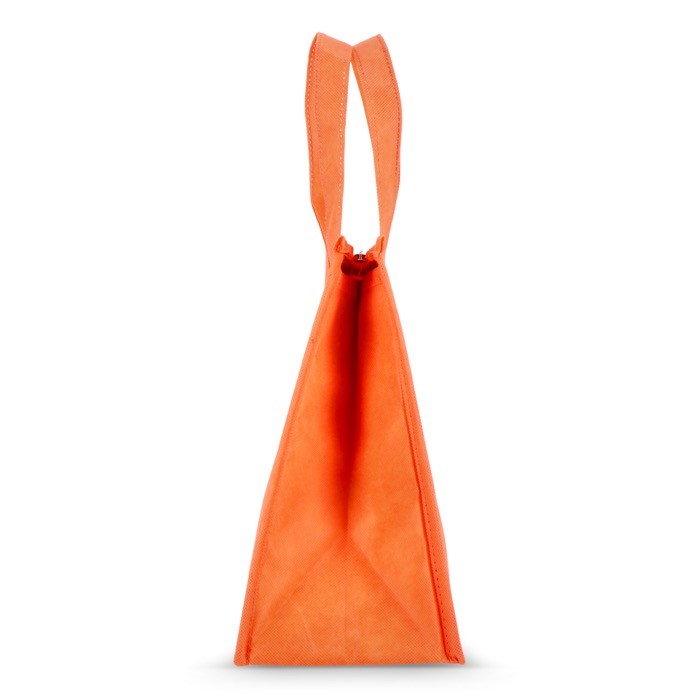 Bolsa nevera pequeña para llevar con forro de aluminio en el interior color naranja quinta vista Bolsa nevera pequeña para llevar con forro de aluminio en el interior color naranja quinta vista