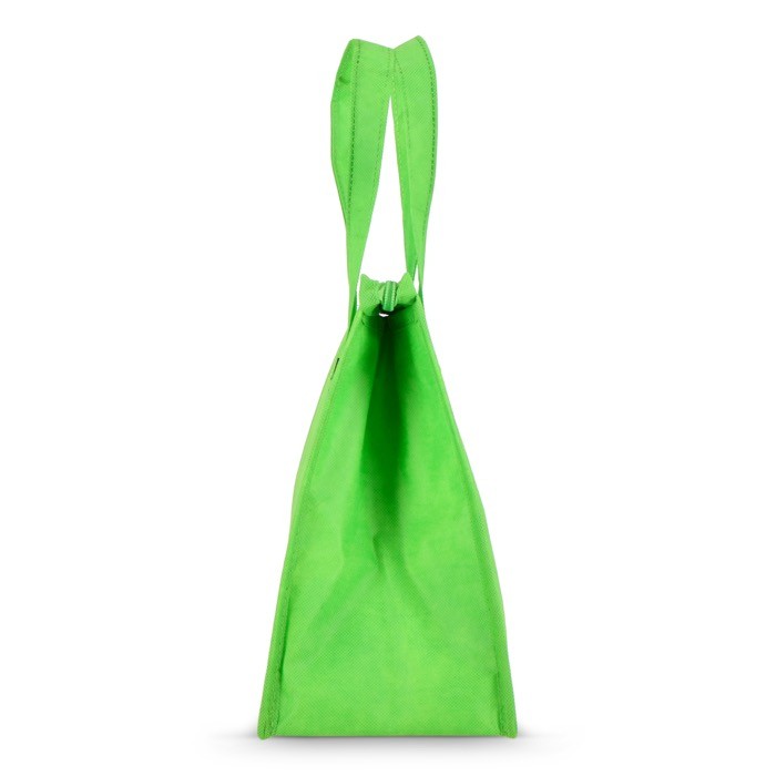 Bolsa nevera pequeña para llevar con forro de aluminio en el interior color verde lima sexta vista Bolsa nevera pequeña para llevar con forro de aluminio en el interior color verde lima sexta vista