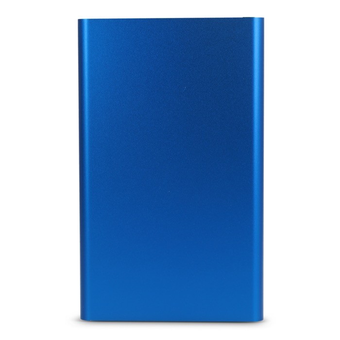 Batería portátil de aluminio reciclado en distintos colores 4.000 mAh color azul claro segunda vista