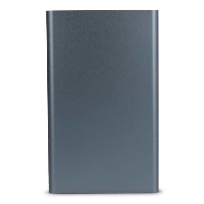 Batería portátil de aluminio reciclado en distintos colores 4.000 mAh color titanio segunda vista