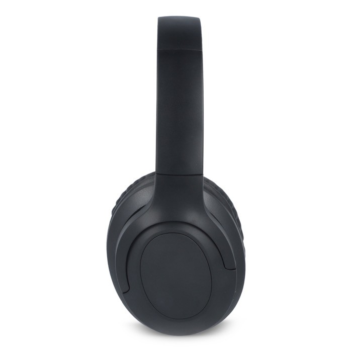 Auriculares de diadema inalámbricos con cancelación de ruido color negro tercera vista