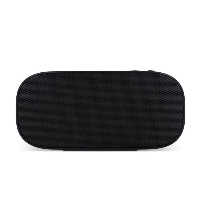 Altavoz personalizable resistente al agua y 5 horas de reproducción color negro segunda vista Altavoz personalizable resistente al agua y 5 horas de reproducción color negro segunda vista