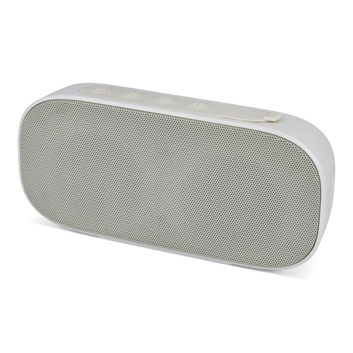 Altavoz personalizable resistente al agua y 5 horas de reproducción color gris Altavoz personalizable resistente al agua y 5 horas de reproducción color gris