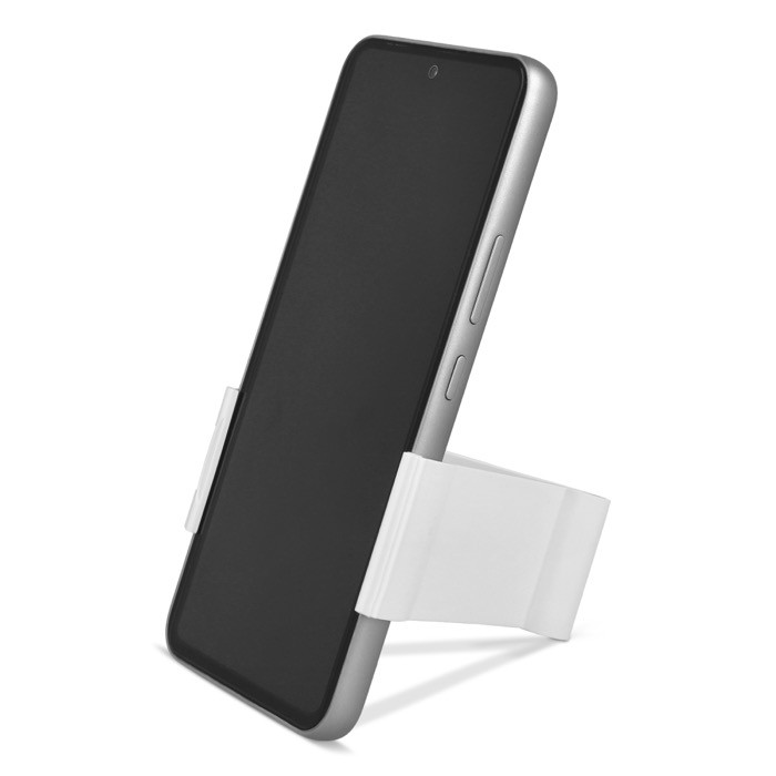 Soporte de teléfono plegable portátil para personalizar color blanco quinta vista Soporte de teléfono plegable portátil para personalizar color blanco quinta vista