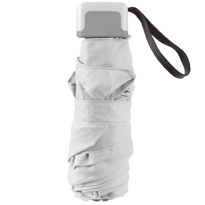 Paraguas ligero plegable con su propia funda a juego Ø92 color blanco sexta vista