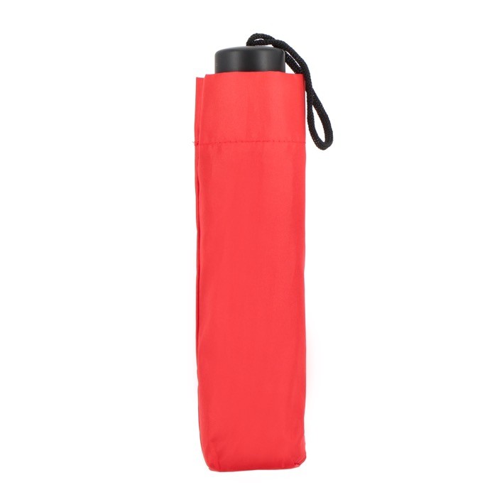 Paraguas plegable en varios colores con funda a juego Ø96 color rojo cuarta vista Paraguas plegable en varios colores con funda a juego Ø96 color rojo cuarta vista