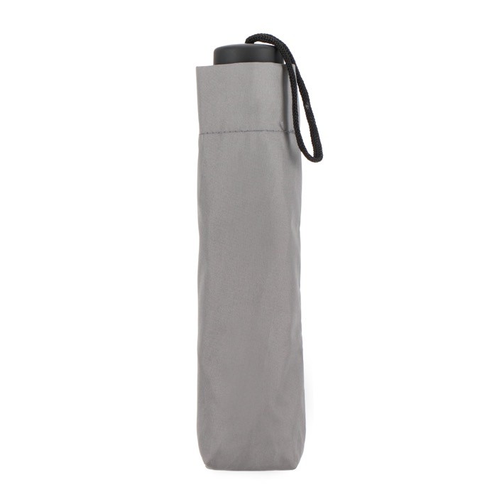 Paraguas plegable en varios colores con funda a juego Ø96 color gris cuarta vista Paraguas plegable en varios colores con funda a juego Ø96 color gris cuarta vista