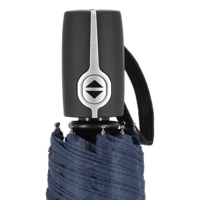 Paraguas plegable resistente al viento con funda a juego Ø98.5 color azul oscuro septima vista