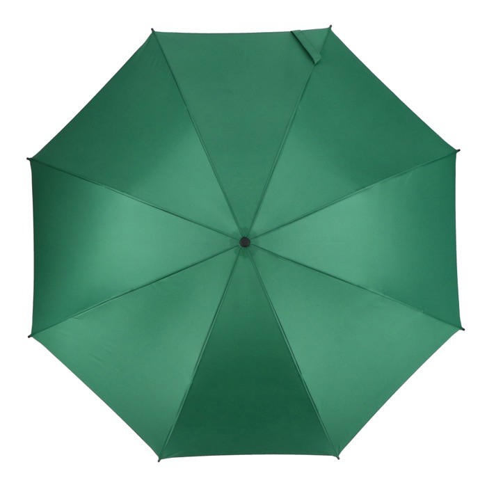 Paraguas de varios colores con mango curvado negro Ø105 color verde oscuro tercera vista Paraguas de varios colores con mango curvado negro Ø105 color verde oscuro tercera vista