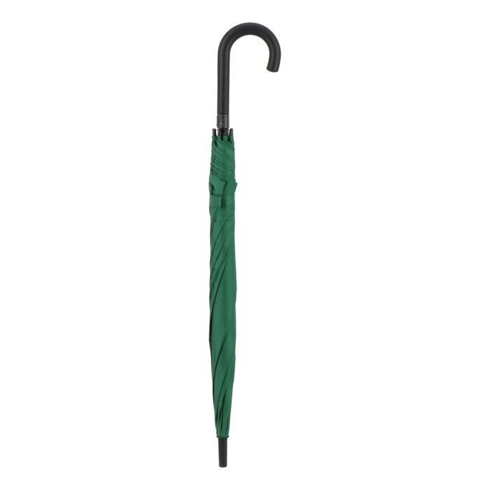 Paraguas de varios colores con mango curvado negro Ø105 color verde oscuro quinta vista Paraguas de varios colores con mango curvado negro Ø105 color verde oscuro quinta vista