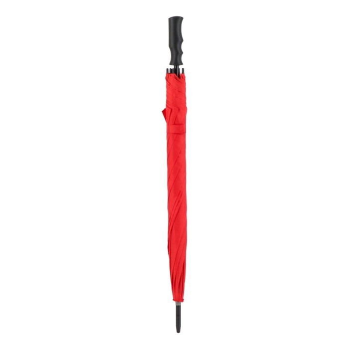 Paraguas de varios colores con apertura automática Ø103 color rojo cuarta vista Paraguas de varios colores con apertura automática Ø103 color rojo cuarta vista