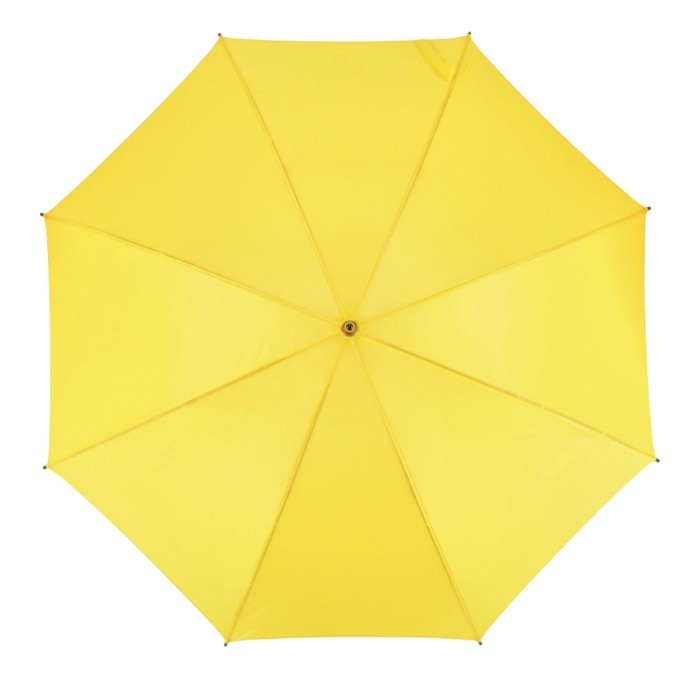 Paraguas de varios colores con apertura automática Ø103 color amarillo tercera vista Paraguas de varios colores con apertura automática Ø103 color amarillo tercera vista