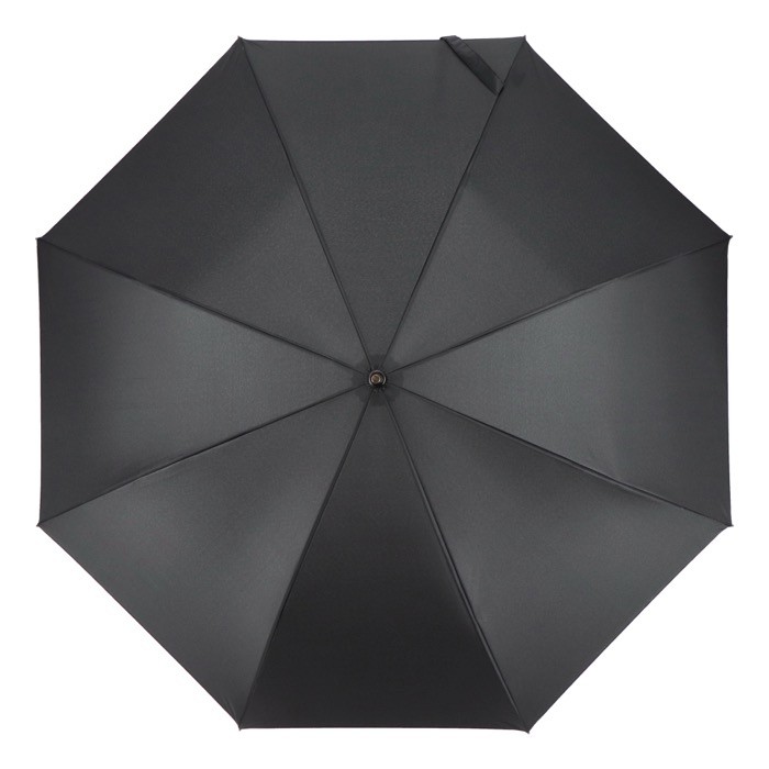 Clásico paraguas con un mango ergonómico para mejor agarre Ø105 color negro quinta vista Clásico paraguas con un mango ergonómico para mejor agarre Ø105 color negro quinta vista
