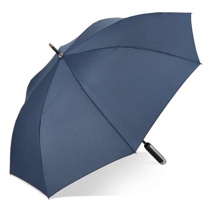 Clásico paraguas con un mango ergonómico para mejor agarre Ø105 color azul oscuro Clásico paraguas con un mango ergonómico para mejor agarre Ø105 color azul oscuro