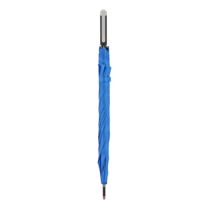 Clásico paraguas con un mango ergonómico para mejor agarre Ø105 color azul sexta vista Clásico paraguas con un mango ergonómico para mejor agarre Ø105 color azul sexta vista