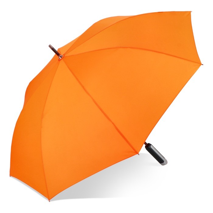 Clásico paraguas con un mango ergonómico para mejor agarre Ø105 color naranja Clásico paraguas con un mango ergonómico para mejor agarre Ø105 color naranja