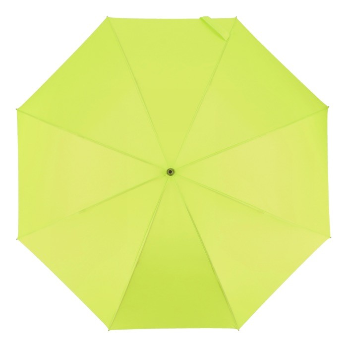 Clásico paraguas con un mango ergonómico para mejor agarre Ø105 color verde lima quinta vista Clásico paraguas con un mango ergonómico para mejor agarre Ø105 color verde lima quinta vista