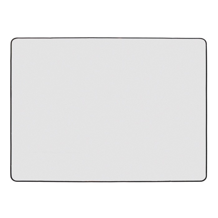 Alfombrilla para escritorio con base antideslizante para sublimar color blanco segunda vista Alfombrilla para escritorio con base antideslizante para sublimar color blanco segunda vista