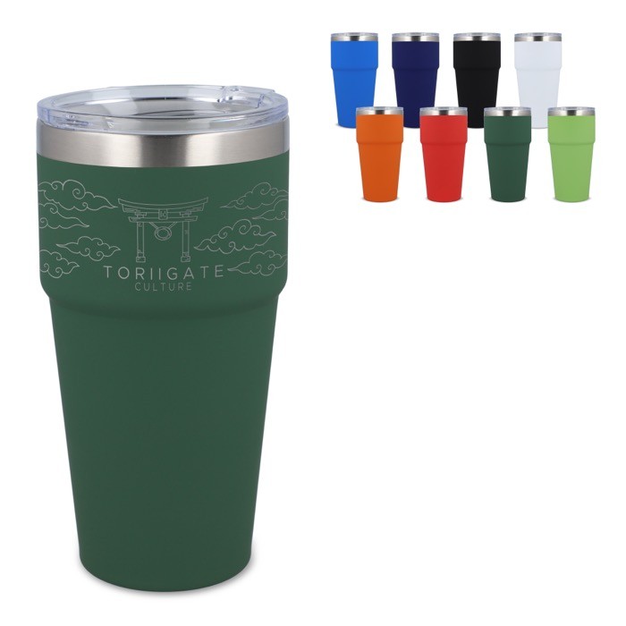 Vaso térmico con interior de cerámica y tapa transparente 500ml Vaso térmico con interior de cerámica y tapa transparente 500ml