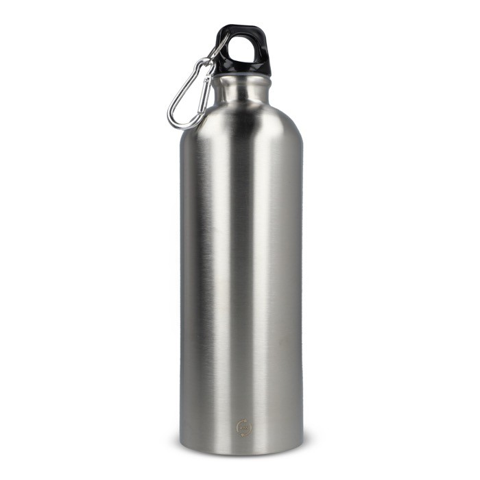 Botella de acero inoxidable reciclado de colores metalizados 750ml color blanco Botella de acero inoxidable reciclado de colores metalizados 750ml color blanco