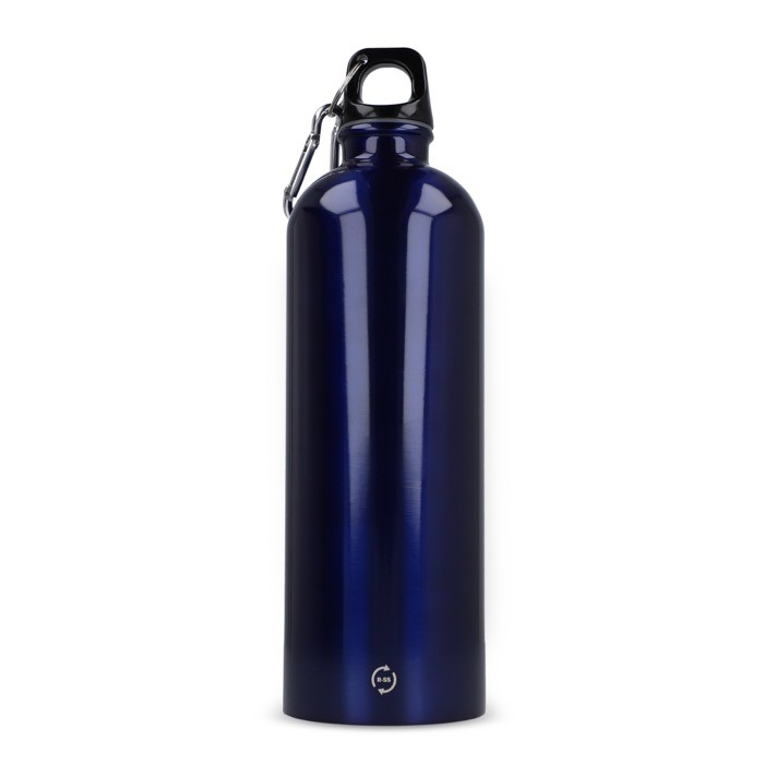 Botella de acero inoxidable reciclado de colores metalizados 750ml color blanco segunda vista Botella de acero inoxidable reciclado de colores metalizados 750ml color blanco segunda vista