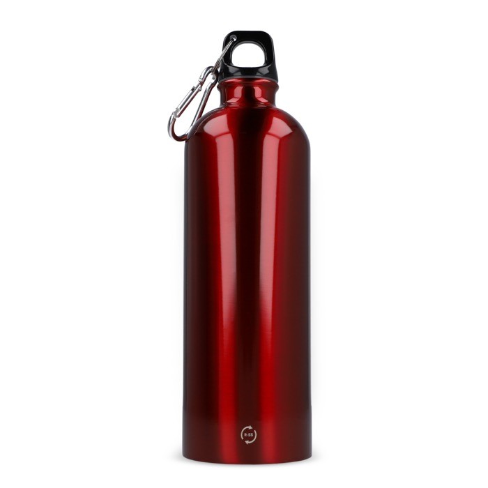 Botella de acero inoxidable reciclado de colores metalizados 750ml color blanco segunda vista Botella de acero inoxidable reciclado de colores metalizados 750ml color blanco segunda vista