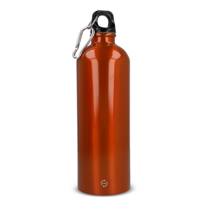 Botella de acero inoxidable reciclado de colores metalizados 750ml color blanco Botella de acero inoxidable reciclado de colores metalizados 750ml color blanco