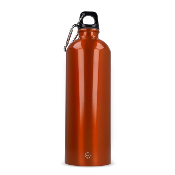 Botella de acero inoxidable reciclado de colores metalizados 750ml color blanco segunda vista Botella de acero inoxidable reciclado de colores metalizados 750ml color blanco segunda vista