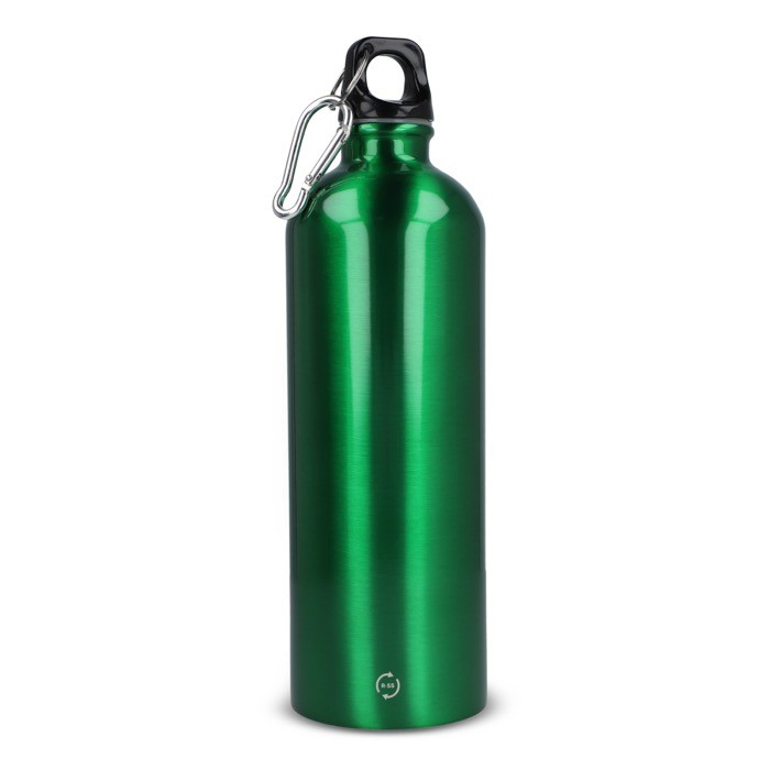 Botella de acero inoxidable reciclado de colores metalizados 750ml color blanco Botella de acero inoxidable reciclado de colores metalizados 750ml color blanco