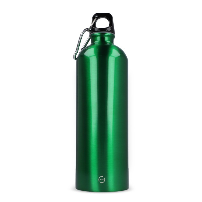 Botella de acero inoxidable reciclado de colores metalizados 750ml color blanco segunda vista Botella de acero inoxidable reciclado de colores metalizados 750ml color blanco segunda vista