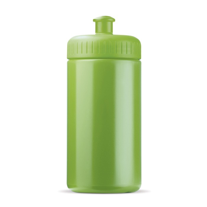 Bidón de plástico libre de BPA y 100% antigoteo 500ml color verde lima Bidón de plástico libre de BPA y 100% antigoteo 500ml color verde lima