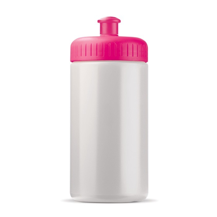 Bidón de plástico libre de BPA y 100% antigoteo 500ml color rosa Bidón de plástico libre de BPA y 100% antigoteo 500ml color rosa