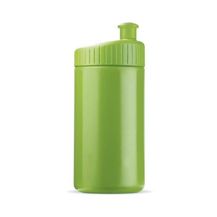 Bidón deportivo de plástico libre de BPA y 100% antigoteo 500ml color verde lima Bidón deportivo de plástico libre de BPA y 100% antigoteo 500ml color verde lima