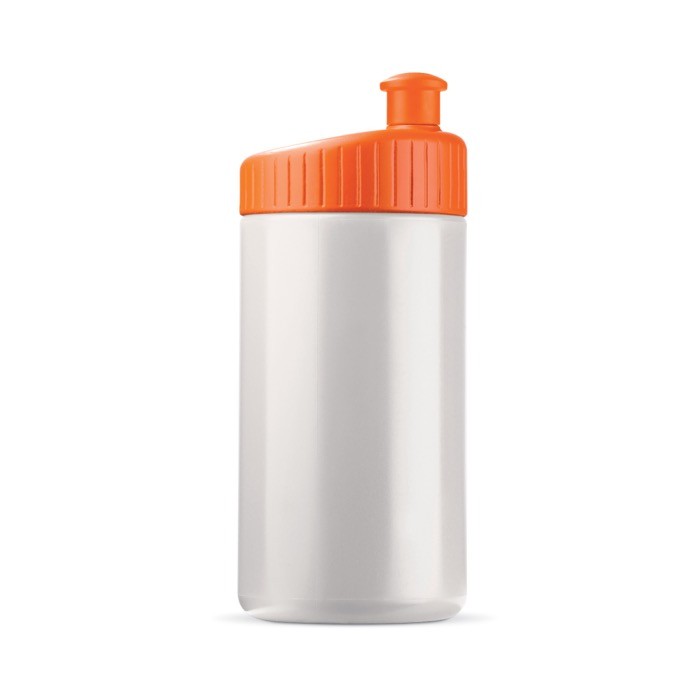 Bidón deportivo de plástico libre de BPA y 100% antigoteo 500ml color naranja Bidón deportivo de plástico libre de BPA y 100% antigoteo 500ml color naranja